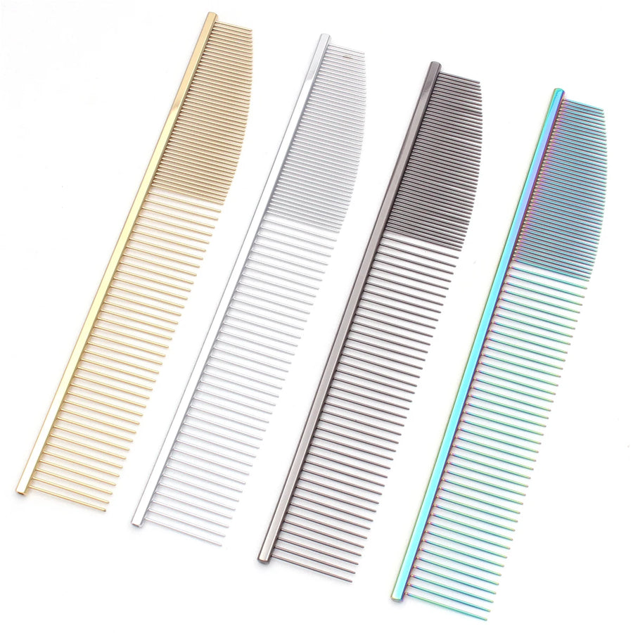 Dog Grooming Comb Groomer for Dogs 1Pcs Gold Groomer Pets