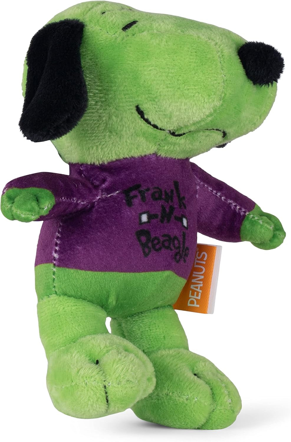 6 Inch Halloween Snoopy Franknbeagle Dog Toy | Cute Small Dog Toy from Peanuts Comic Strip | Plush Squeaky Dog Chew Toy Officially Licensed by Peanuts, Plush Figure- 6 Inch (FF17130)