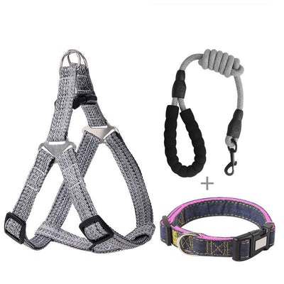 Explosion-proof Dog Traction Rope Retractable Harness Dog Walking Rope