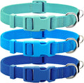 3 Pack Dog Collars Soft Comfortable Dog Collars for Small Medium and Large Dogs