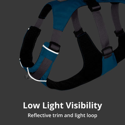 , Flagline Dog Harness, Lightweight and Reflective, No Pull Dog Lift Harness for Hiking, Running and Everyday Use, Alpenglow Pink, Large/X-Large