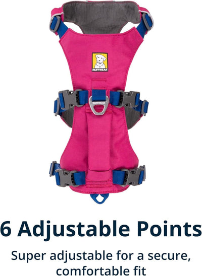 , Flagline Dog Harness, Lightweight and Reflective, No Pull Dog Lift Harness for Hiking, Running and Everyday Use, Alpenglow Pink, Large/X-Large