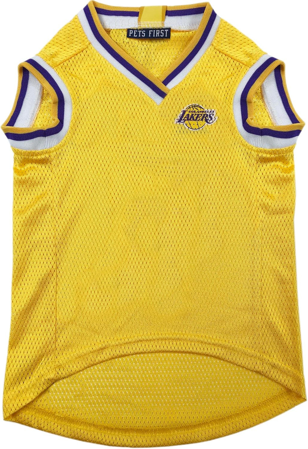NBA LOS ANGELES LAKERS DOG Jersey, Large - Tank Top Basketball Pet Jersey