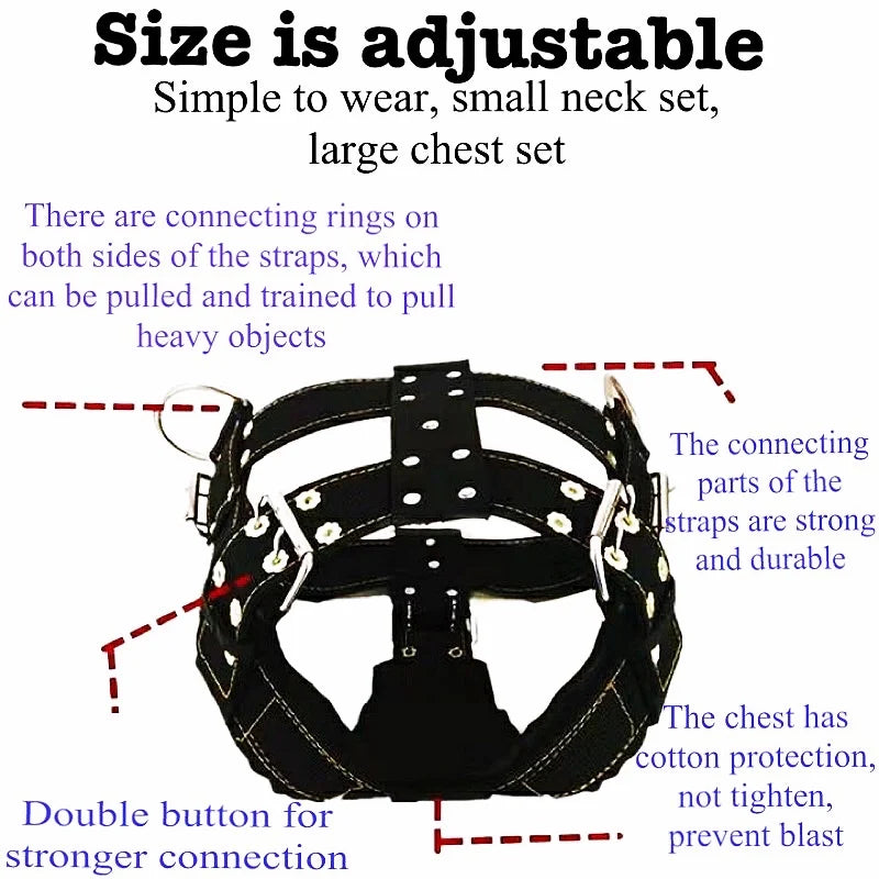Dog Harness For Large Dog,Pit Bull Dog Harness Large Dog Collar