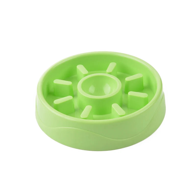 Heart Dog Bowl Anti Choke Dog Feeding Food Bowls