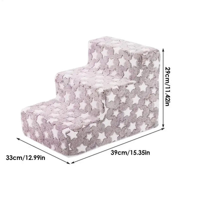 Removable Washable Dog Stairs Pet Stairs Dog Climbing Ladder