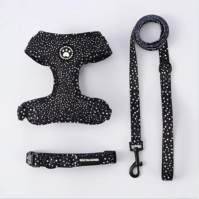 Dog Harness and Leash Set-Includes dog collar and leash