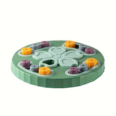 Cat and Dog Feeding Toys, Brain Boosting Puzzle Bowl with Snack Dispenser