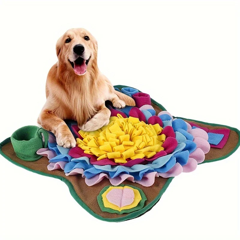 Pet Sniffing Training Mat Dogs Cats Educational Stress Relief Bite Resistant