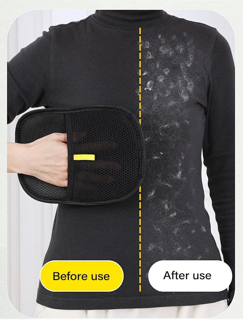 Pet Grooming Gloves Static Dedusting Brush Pet Hair Remover