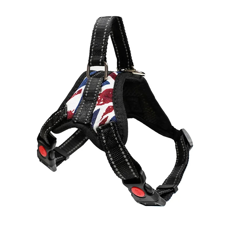 Saddle Dog Harness Reflective Adjustable Pet Harness