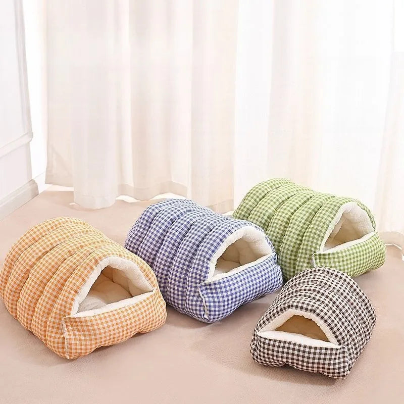 Closed Cat Bed Removable Pet Litter Four Seasons Warm Cat Litter Winter