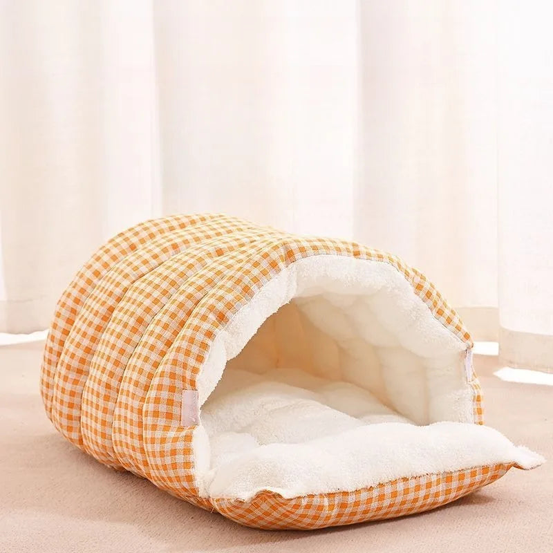 Closed Cat Bed Removable Pet Litter Four Seasons Warm Cat Litter Winter