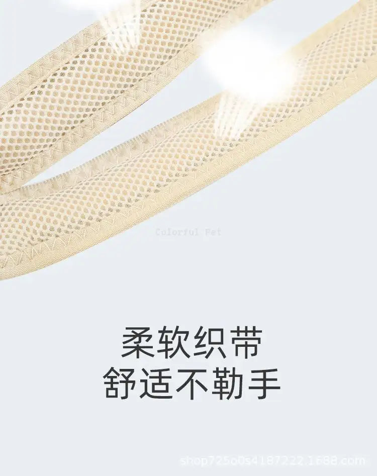 Dog Collars Harness with Leash Set Breathable Puppy Vest Chest Strap