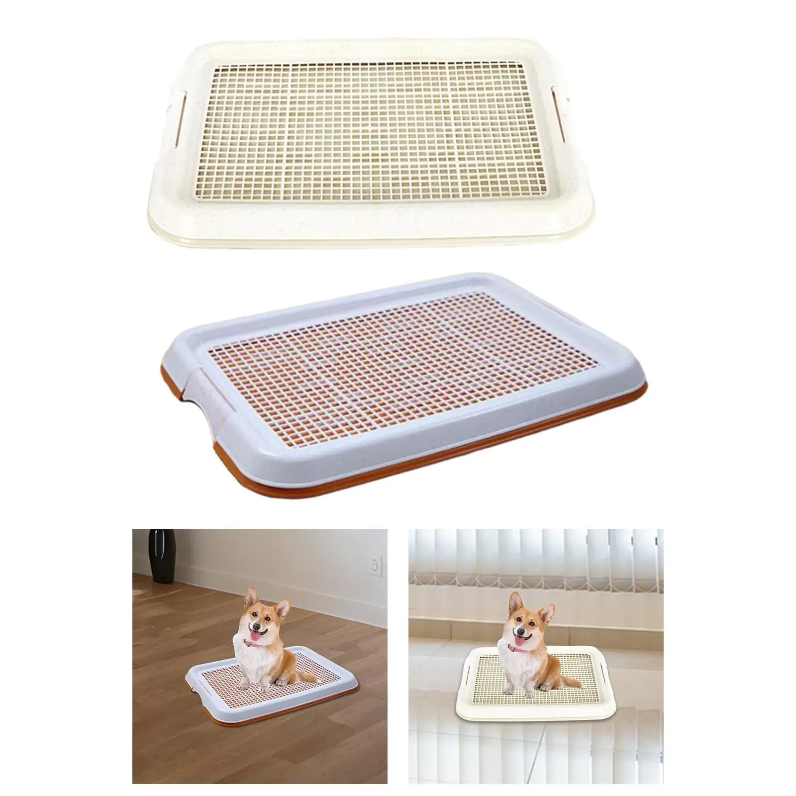 Dog Potty Toilet Training Tray, Training Pads Holder,18.5"x13.8"