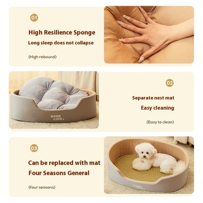 Four Seasons Pet Litter Washable Double Sided Pet Cat Litter