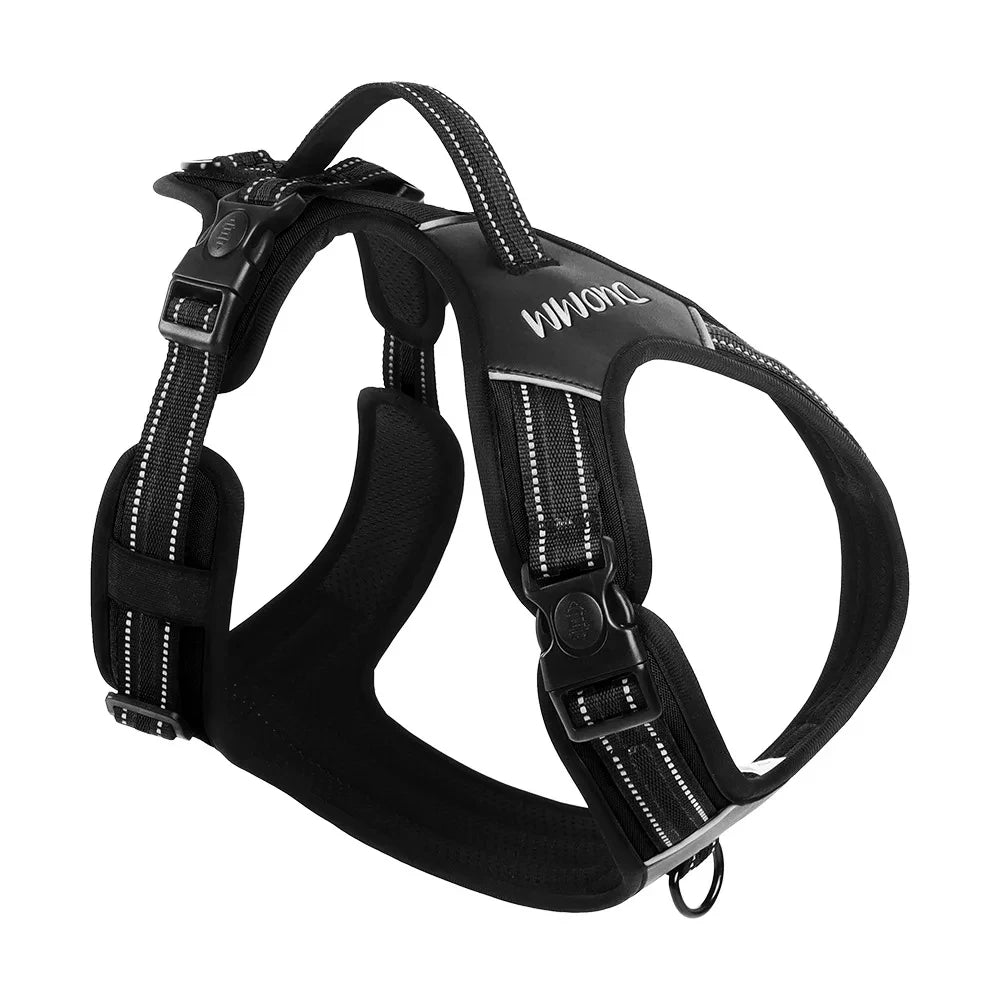 Dog Harness,No Pull Harness,Reflective No-Choke Pet PU Vest