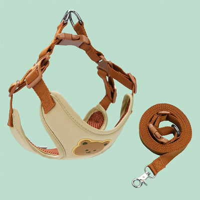 Pet Dog Harness Leash Set Small Medium Dog Cat Vest
