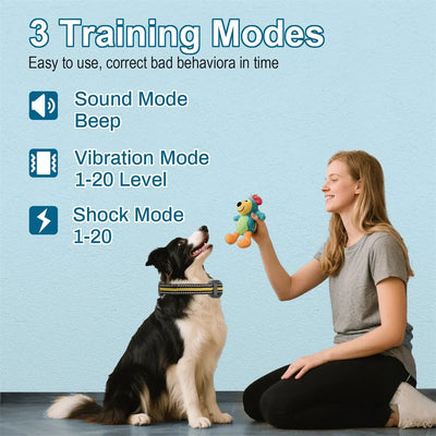 Dog Training Collar with Remote 2600ft Range 3 Modes