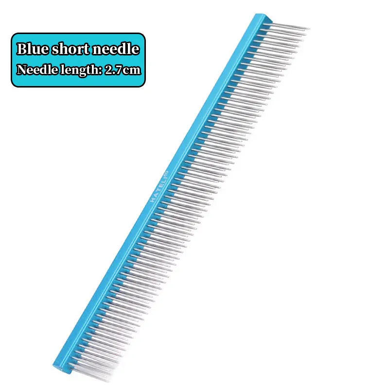 Dog Grooming 2 Row Comb Groomer Cat Stainless Steel Groomer