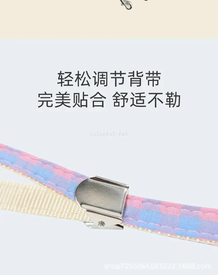 Dog Collars Harness with Leash Set Breathable Puppy Vest Chest Strap