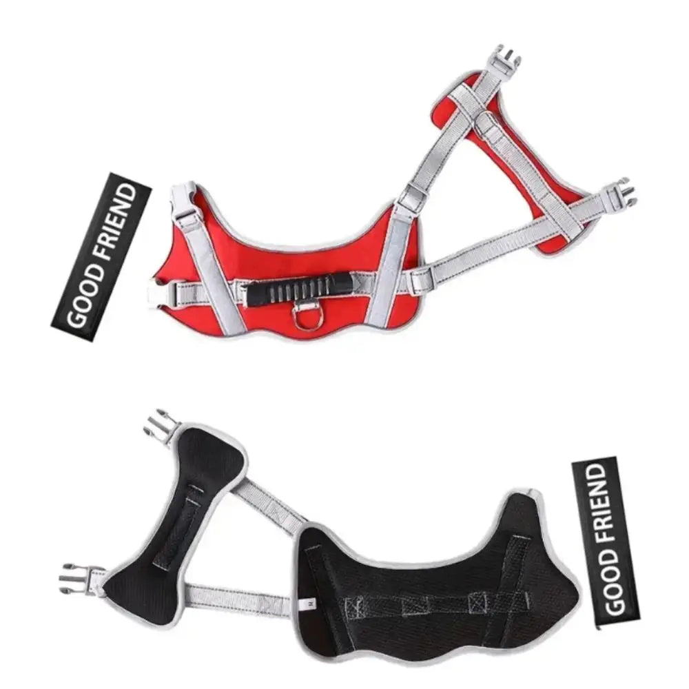 Chest Collars Adjustable Dog Harness Reflective Leash Set Reflective
