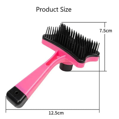Dog Brush Cat Grooming Brush Self Cleaning Static