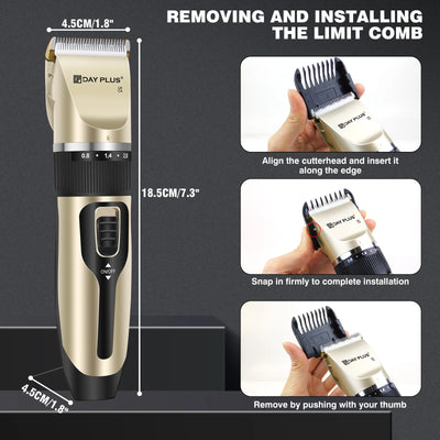 Dog Clippers Cordless Dog Grooming Clippers Rechargeable
