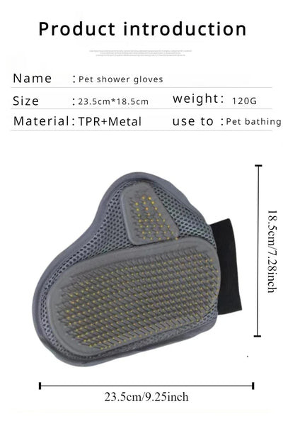 Pet Grooming Glove Hair Removal Brush Cat Dog Fur Hair