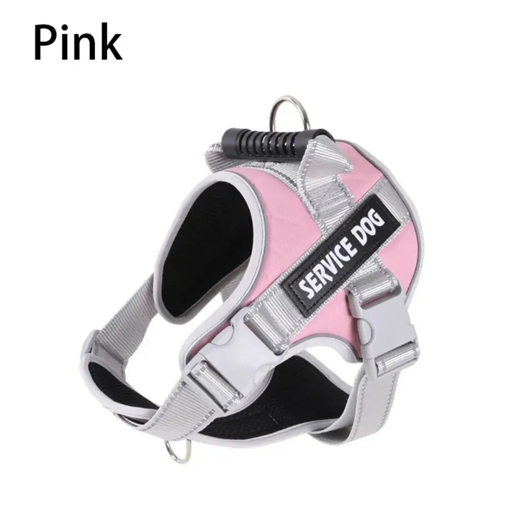 Chest Collars Adjustable Dog Harness Reflective Leash Set Reflective