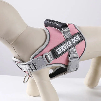 Chest Collars Adjustable Dog Harness Reflective Leash Set Reflective