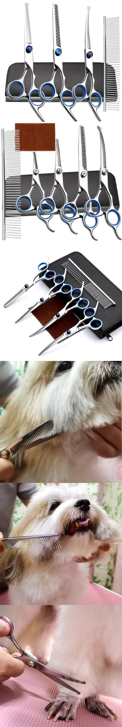 Sharp And Durable Titanium Coated Professional Dog Grooming