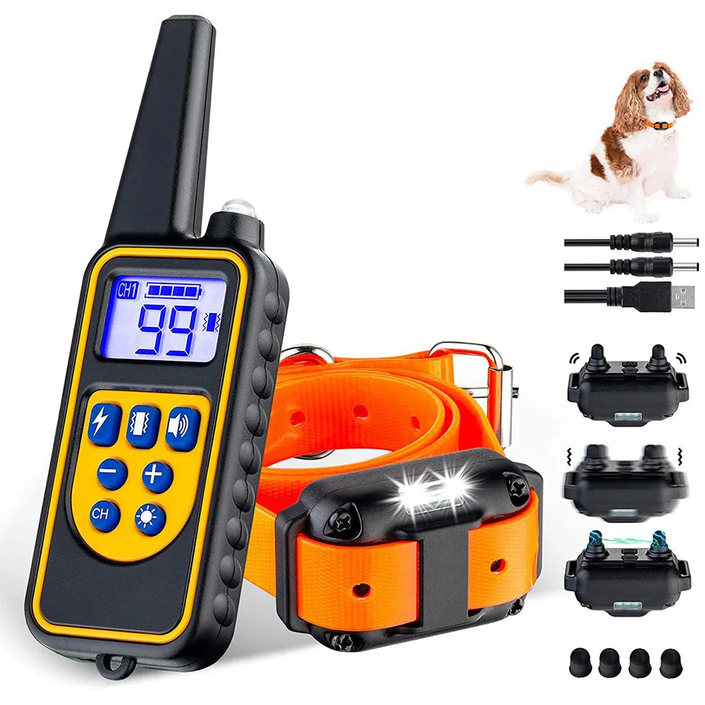 Electric Pet Dog Training Collar Shock Training Collar Electronic Remote