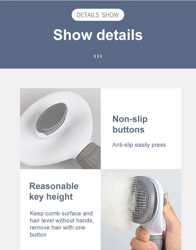 Dog Hair Remover Brush Cat Dog Hair Grooming And Care Comb