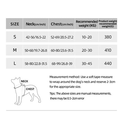 Dog Harness Outdoor Sports Harness Adjustable Anti-Breakaway