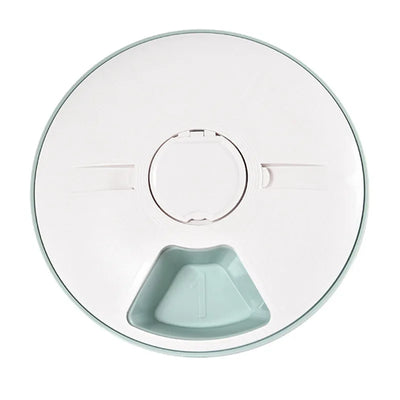 Automatic Feeder Pet Dog Round Timing Feeder 6 Meals 6 Grids Cat Dog Electric Dry Food Dispenser 24 Hours Feed Pet Supplies
