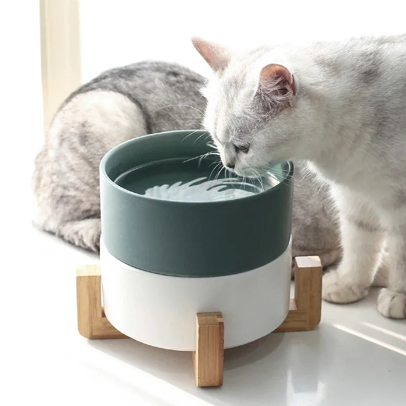 Ceramic Dog Feeding Bowl Pet Feeder Goods For Cats