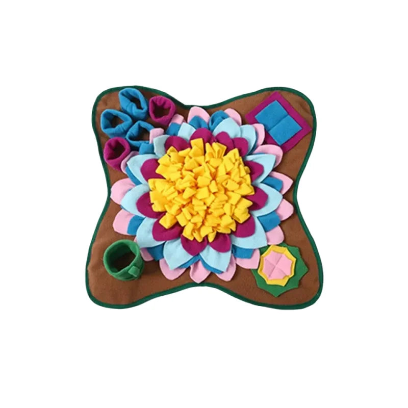 Pet Sniffing Training Mat Dogs Cats Educational Stress Relief Bite Resistant