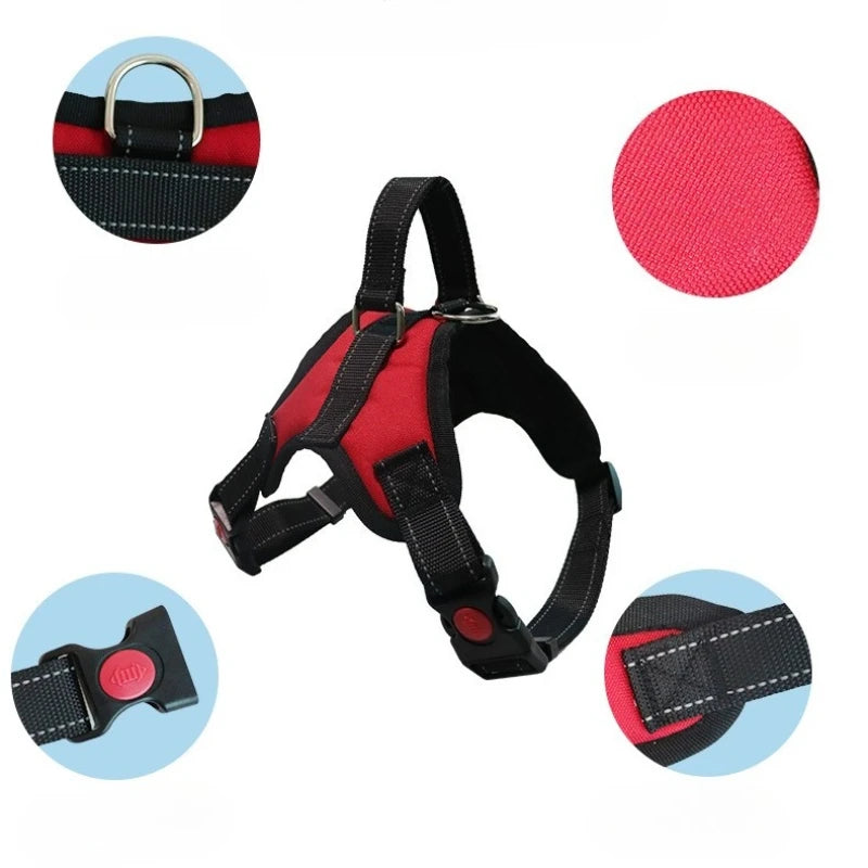 Saddle Dog Harness Reflective Adjustable Pet Harness