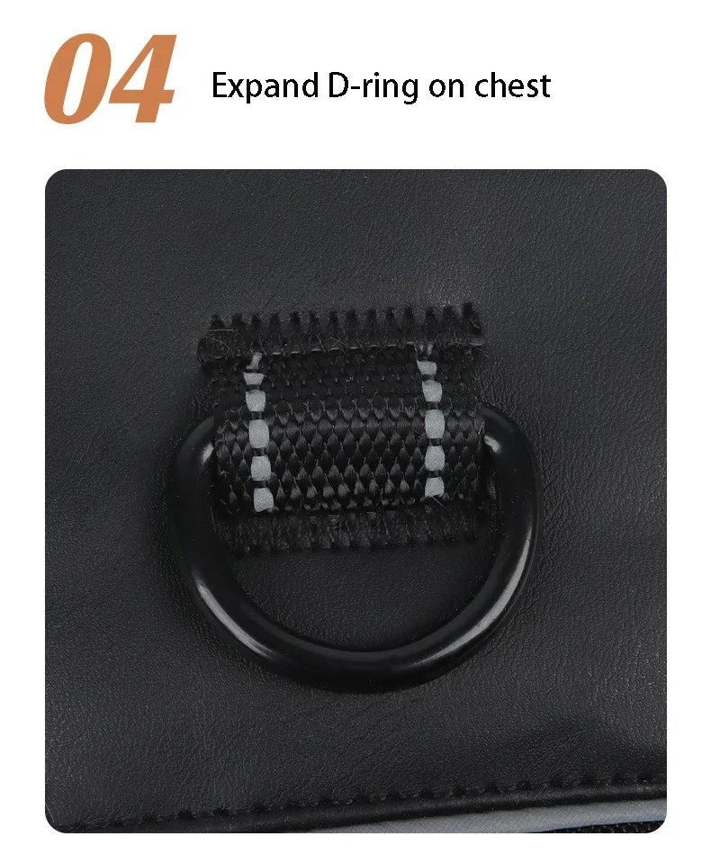 Dog Harness,No Pull Harness,Reflective No-Choke Pet PU Vest