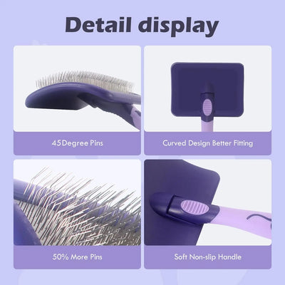 Dog Brush for Poodles Grooming Brush for Dematting Detangle