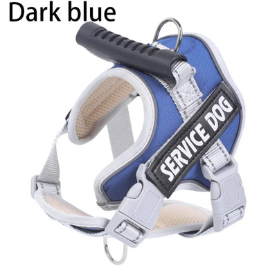 Chest Collars Adjustable Dog Harness Reflective Leash Set Reflective