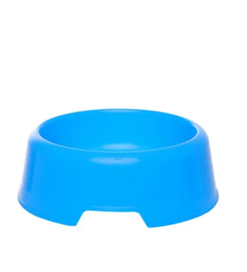 Practical New Colorful Pet Bowl Dog Cat Puppy Plastic Round Bowl Travel Feeding Food Water Bowl Dish Dog Food Bowls Pet Products
