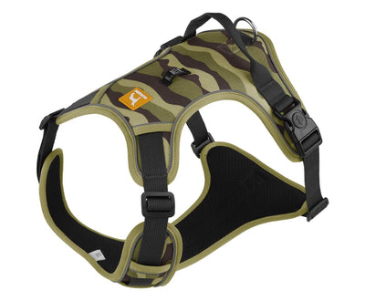 Medium Large Dog Harnesses Collar Labrador Army Reflective