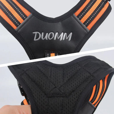 Dog Harness,No Pull Harness,Reflective No-Choke Pet PU Vest