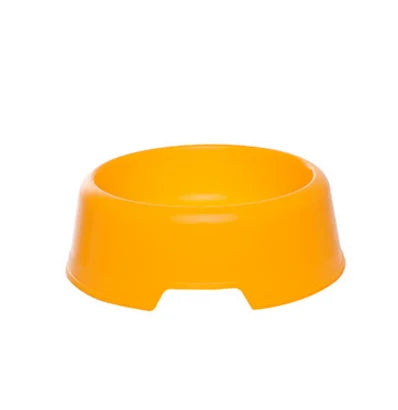 Practical New Colorful Pet Bowl Dog Cat Puppy Plastic Round Bowl Travel Feeding Food Water Bowl Dish Dog Food Bowls Pet Products
