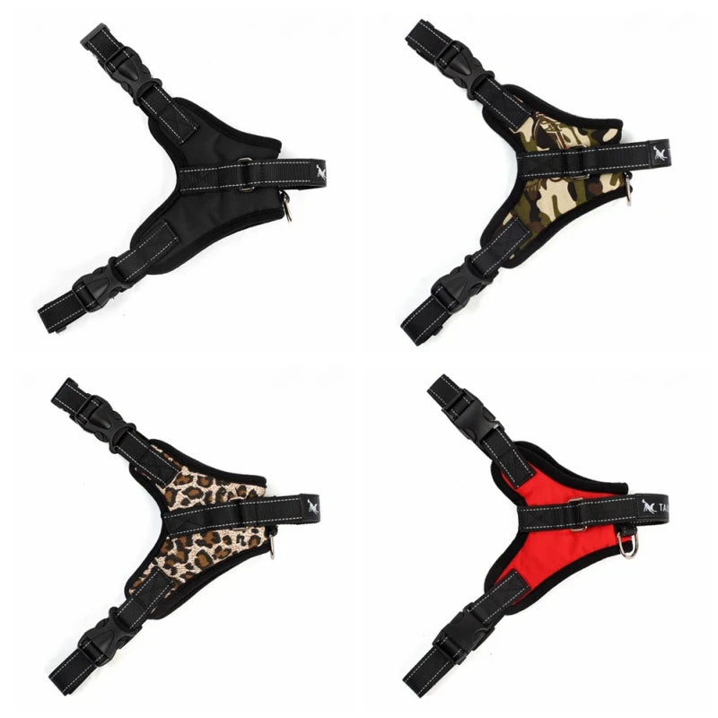 Adjustable Dog Harness Pet Large Dog Walk Out Harness Vest Collar