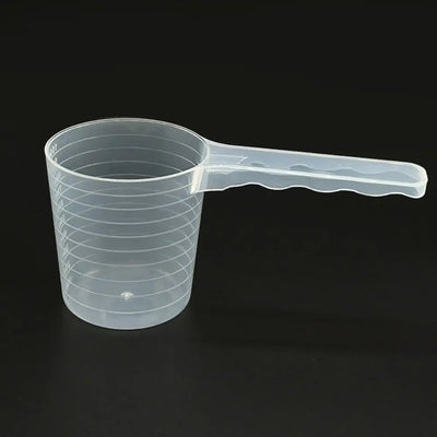 Transparent Pet Measuring Spoon With Scale, Plastic Dog Feeding