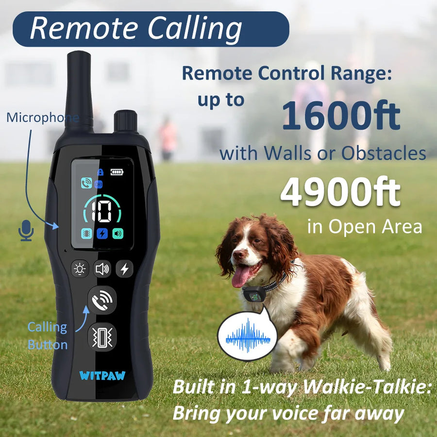 Dog Training Collar 6500FT with Remote Innovative IPX7 Waterproof