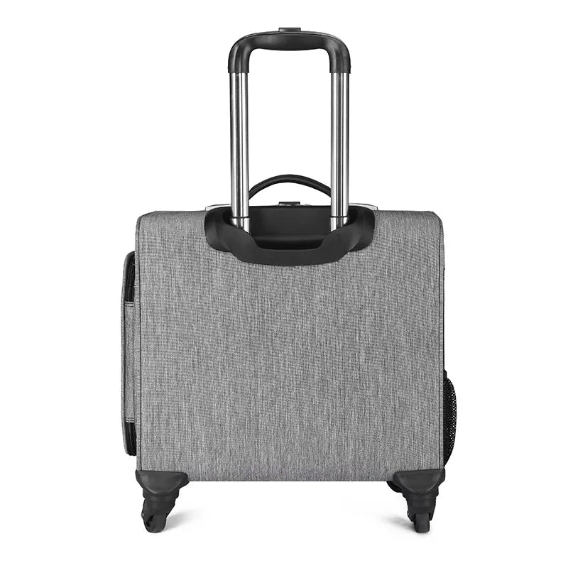 Outdoor Pet Travel Trolley Carrier Dog Trip Walking Carrier Waterpoof Large Space Cat Bag